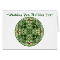 "Holiday Joy" card cards