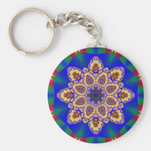 Holiday Kaleidoscope #1 Keychains