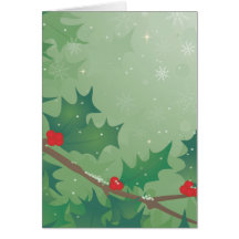Holiday Leaves Card