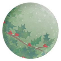 Holiday Leaves Plates