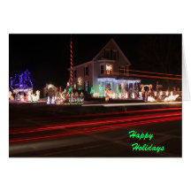 Holiday Lights Greeting Card