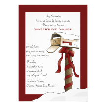 Holiday Mailbox Invitation