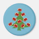 Holiday Meat Tree Fridge Magnet