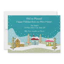 Holiday Moving Announcement Cards