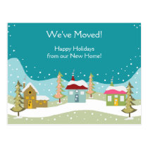 Holiday Moving Announcement postcards postcards