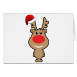 Holiday of funny Christmas santa Card