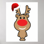 holiday of funny Christmas santa Posters