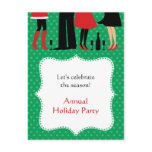 Holiday Office Party Invitation Postcard