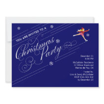 Holiday on Ice Party Custom Invitations