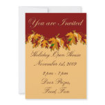 Holiday Open House November Thanksgiving Custom Invite