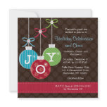 Holiday Ornament Invitations