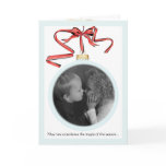 Holiday Ornaments Photo Card Folded