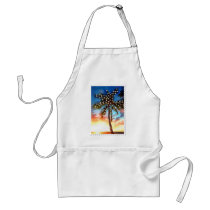 Holiday Palm Tree Lights at Sunset Apron