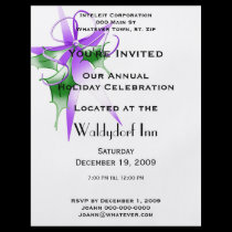 Holiday Party Flyer flyers