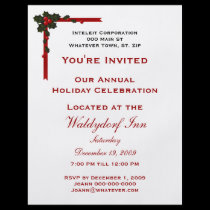 Holiday Party Flyer flyers