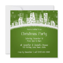 Holiday Party In The City Invitations