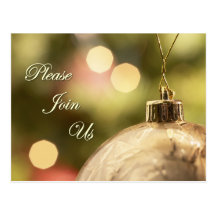 Holiday Party Invitation postcards