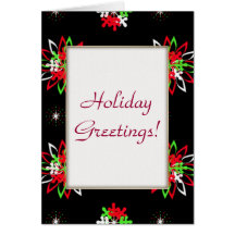 Holiday Pattern Brights Christmas Card
