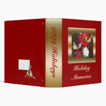 Holiday Photo Album Vinyl Binder