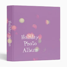 Holiday Photo Album Vinyl Binder