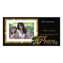 Holiday Photo Card Peace