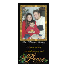 Holiday Photo Card Peace