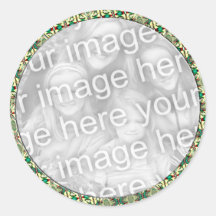 Holiday Photo Frame Sticker