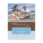 HOLIDAY PHOTO POSTCARD :: spotted bracket P4 postcards