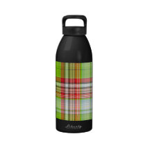 Holiday Plaid Water Bottle