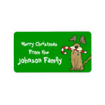 Holiday Puppy Labels