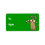 Holiday Puppy Labels