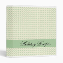 Holiday Recipe Binder - 1" Binder