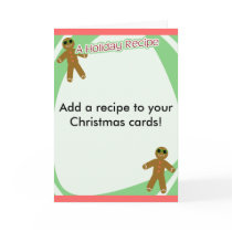Holiday Recipe Card