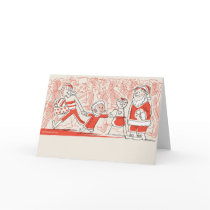 Holiday Rush Greeting Card