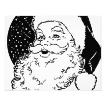 Holiday Santa Personalized Invites