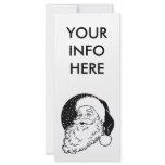 Holiday Santa Custom Rack Cards