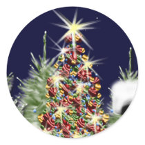 Holiday Season Cards Envelope Seals