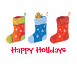 Holiday shirt with stockings - Teens & Womens