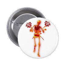 Holiday Skeleton Pin