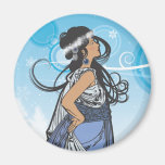 Holiday Snow Queen Magnets