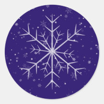 Holiday Snowflake Stickers