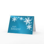 Holiday Snowflakes card
