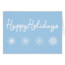 Holiday Snowflakes Cards