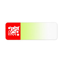 Holiday Symbol Label Holly Leaf