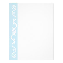 Holiday Teal (Un-Lined) Letterhead
