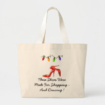 Holiday Tote Bag For The Woman That Loves Shoes...