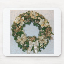 Holiday Wreath Mouse Pad