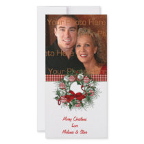 Holiday Wreath Photo Card