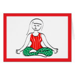 Holiday Yoga Card
