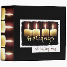 Holidays Personalized 3 Ring Binder
